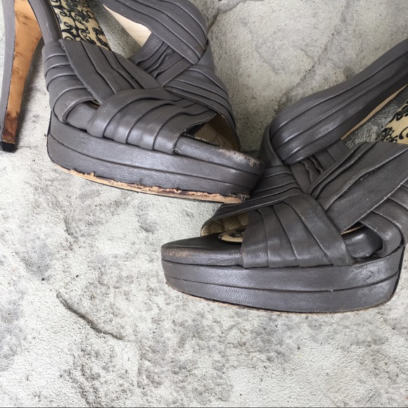 Isola Gray platform sandals - Picture 2 of 6